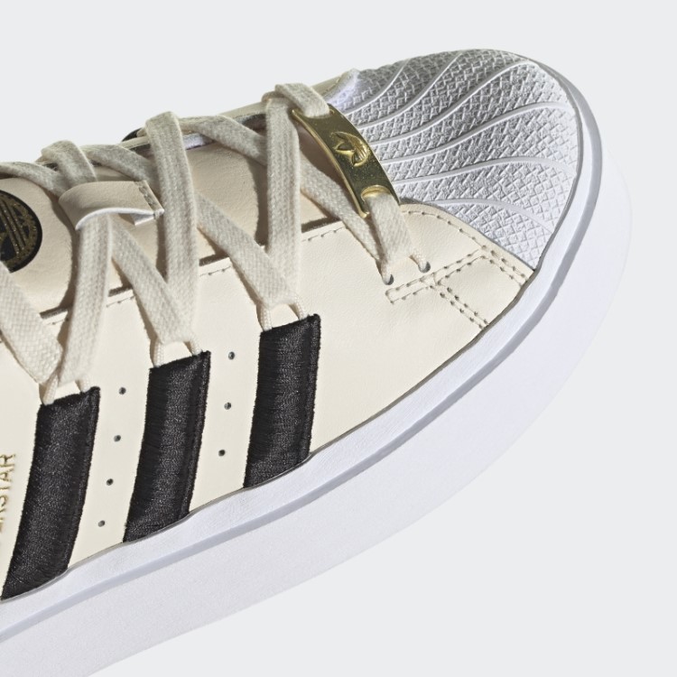 Sapatos Dourados Metálicos Adidas Superstar Bonega Quentes