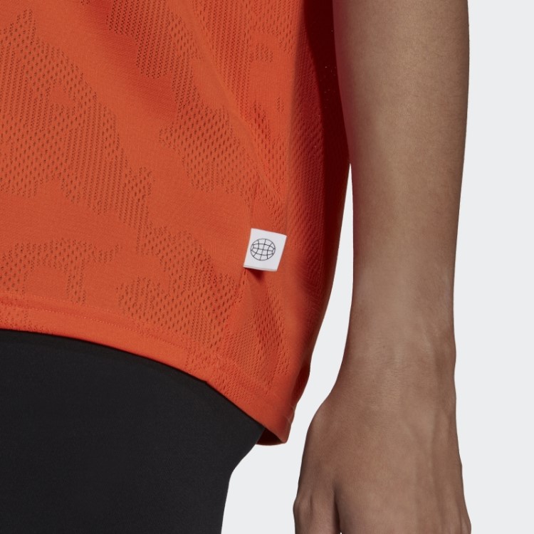 Regata De Corrida Adidas Laranja Feita Para Ser Refeita