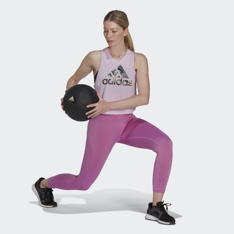 Regata Floral Adidas Lilac Aeroready Made For Training
