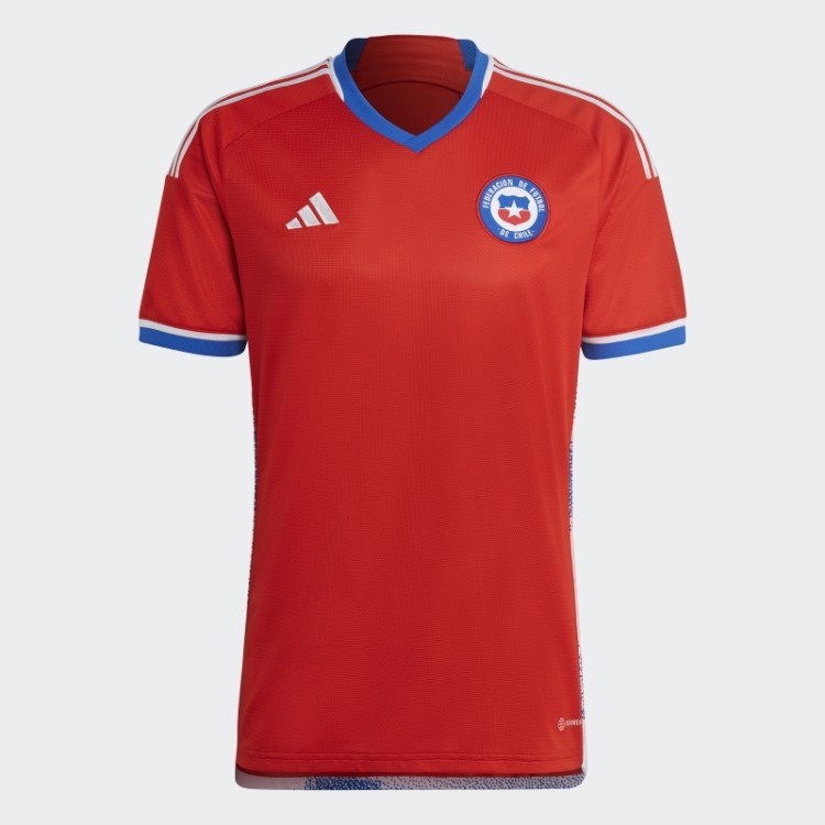 Moda Vermelha Chile 22 Camisa Home Adidas