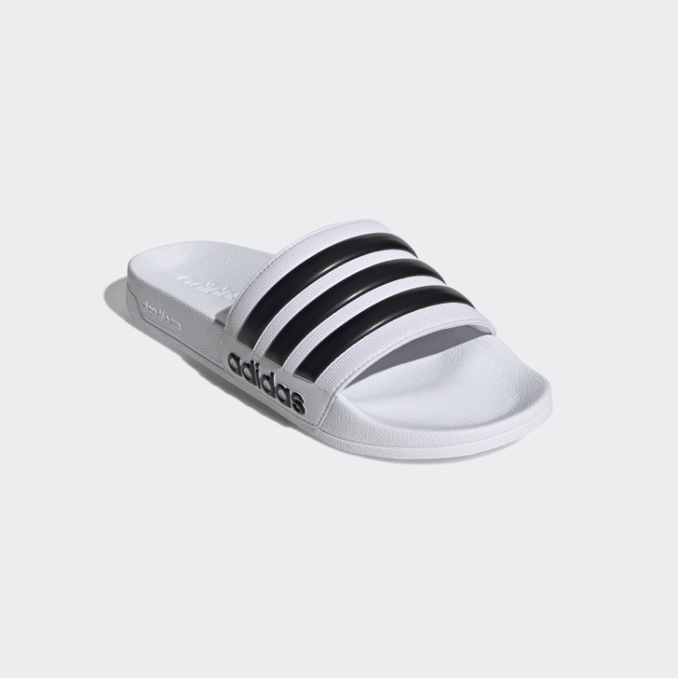Chinelos De Banho Adidas Adilette Branco/preto