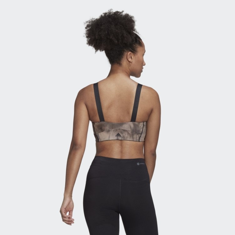 Sutiã Terra De Suporte De Luz Para Estúdio De Ioga Adidas Alumínio