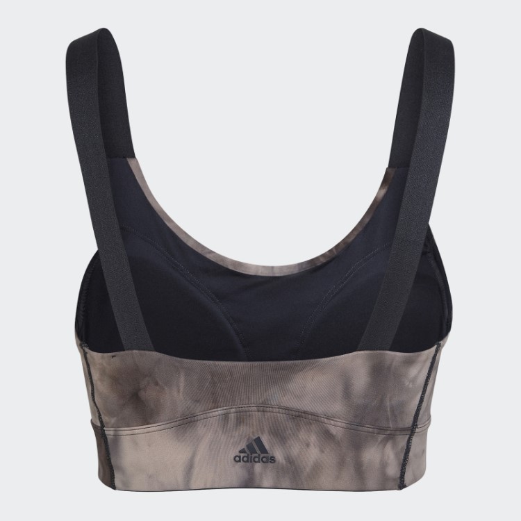 Sutiã Terra Adidas Yoga Studio De Alumínio Com Suporte Leve