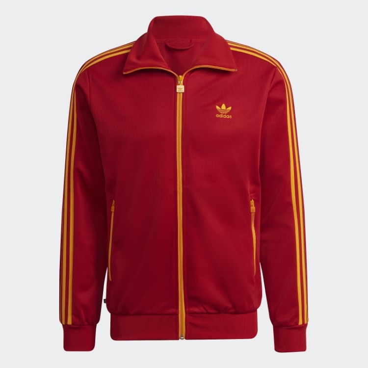 Jaqueta Vermelha Beckenbauer Adidas