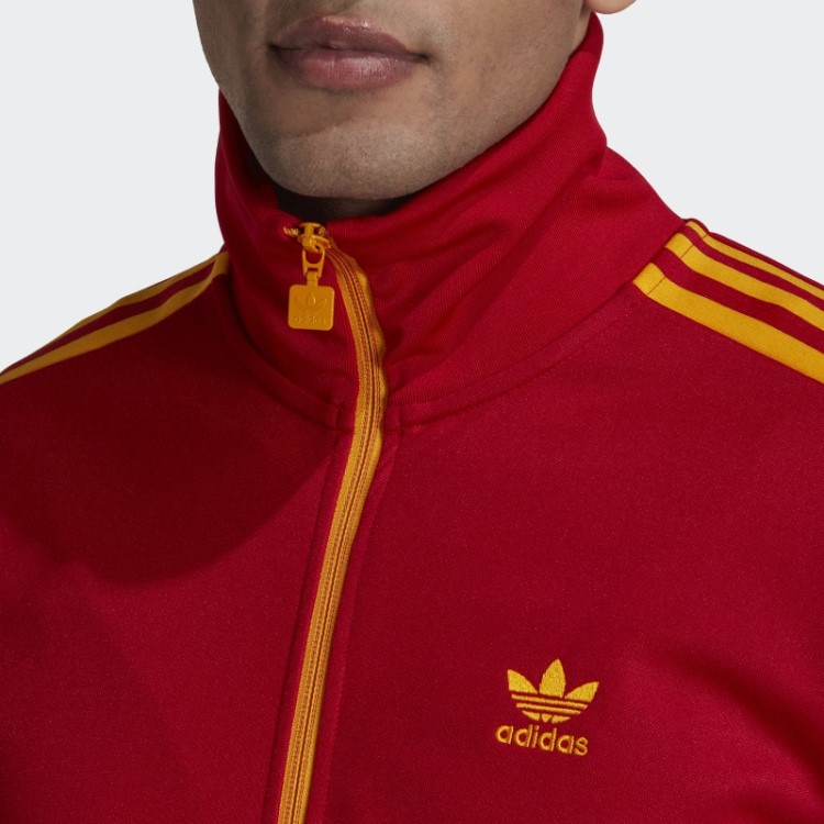 Jaqueta Vermelha Beckenbauer Adidas