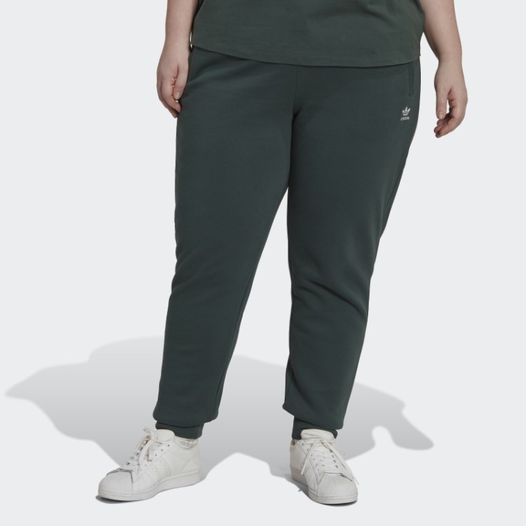 Adidas Adicolor Essentials Velo Slim Joggers (tamanho Grande) Verde Mineral