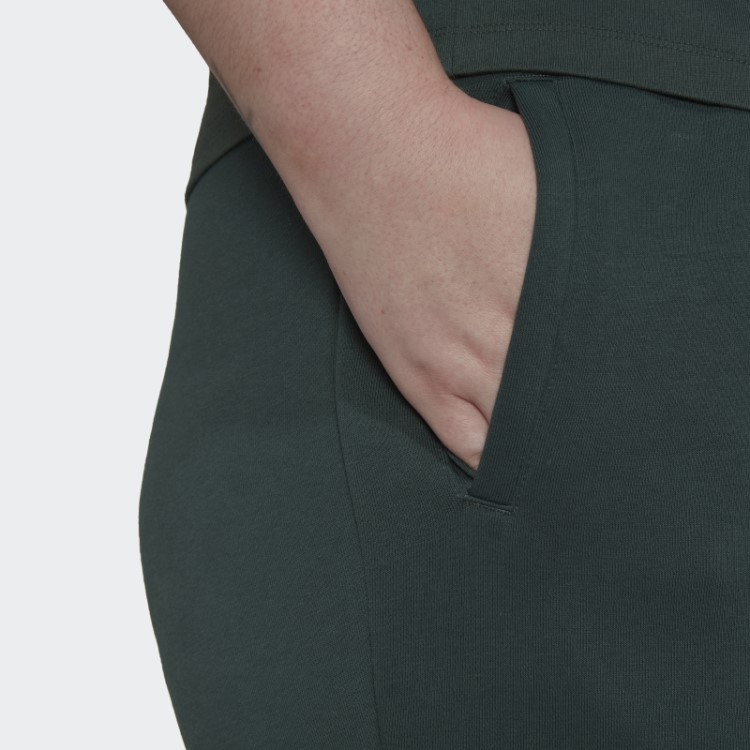 Adidas Adicolor Essentials Velo Slim Joggers (tamanho Grande) Verde Mineral