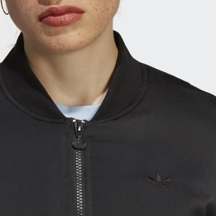 Jaqueta Bomber Premium Essentials Adidas Black Fashion
