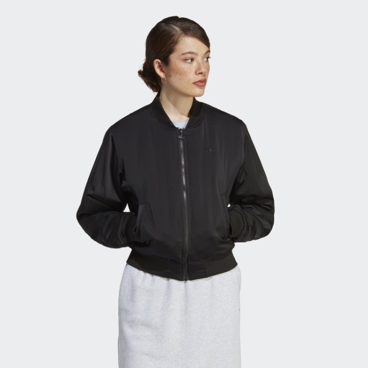 Jaqueta Bomber Premium Essentials Preta Adidas
