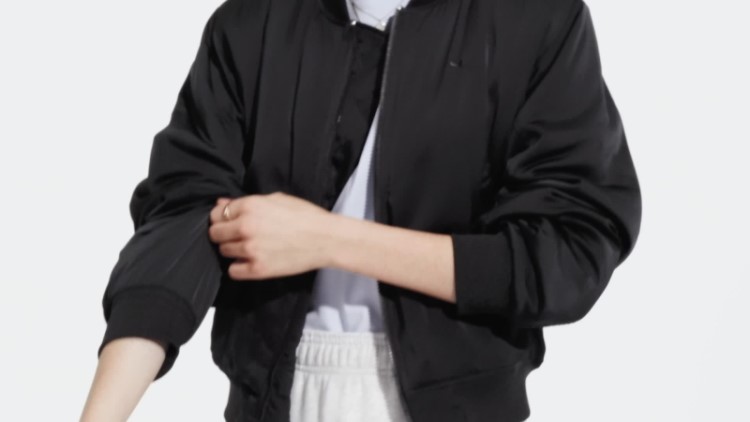 Jaqueta Bomber Premium Essentials Preta Adidas
