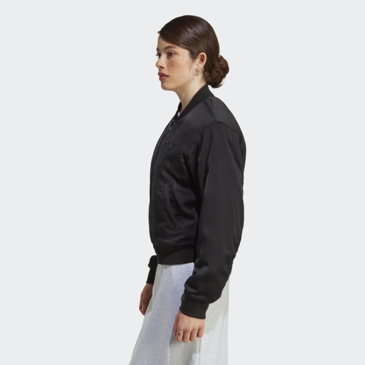 Jaqueta Bomber Premium Essentials Preta Adidas
