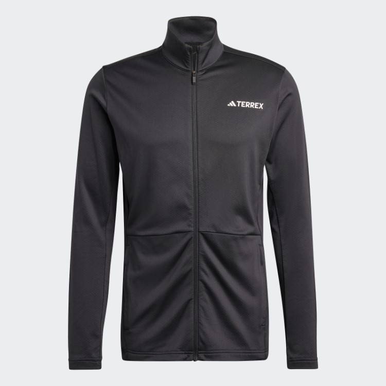 Adidas Terrex Jaqueta De Lã Com Zíper Completo Preto