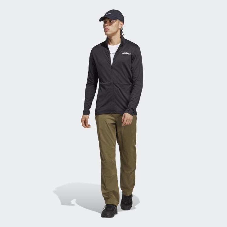 Adidas Terrex Jaqueta De Lã Com Zíper Completo Preto