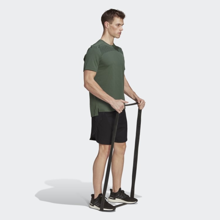 Camiseta De Treino Frontal Com Estampa De Impacto Adidas Green Oxide