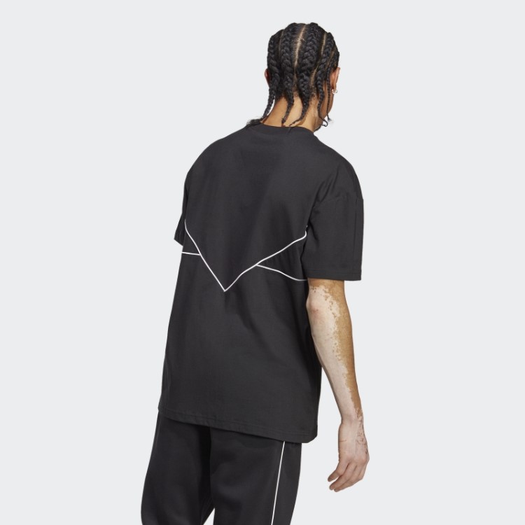 Adidas Adicolor Camiseta Sazonal Arquivo Preto