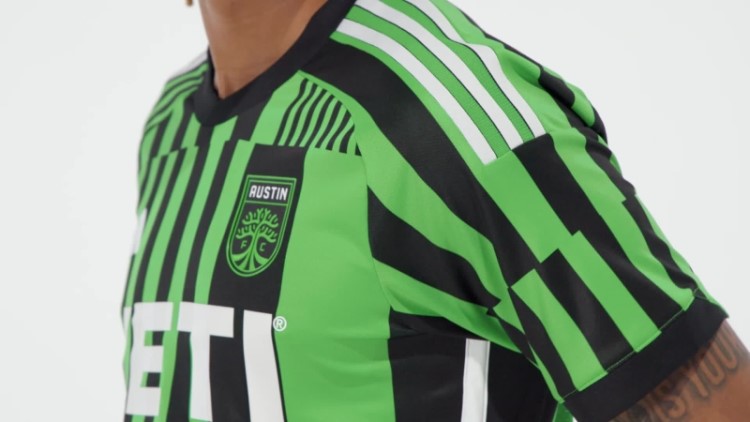 Adidas Real Green Austin Fc 23/24 Home Autêntico Jersey