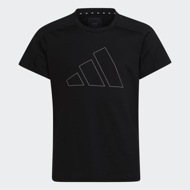 Essentials Aeroready Camiseta Regular Com Logo Adidas Preta