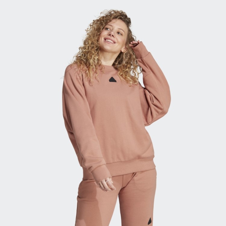 Moletom Adidas Clay City Escape Solto Da Tripulação