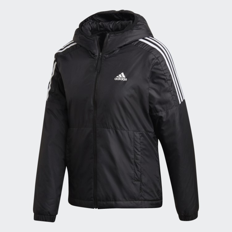 Jaqueta Com Capuz Isolada Adidas Essentials Preta