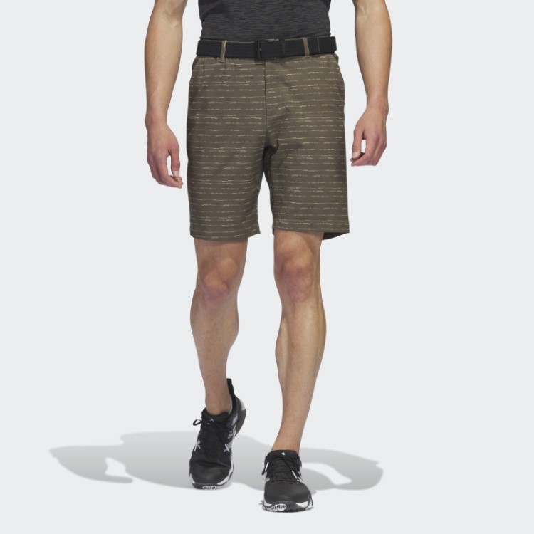Shorts De Golfe Texturizados De 9 Polegadas Adidas Olive