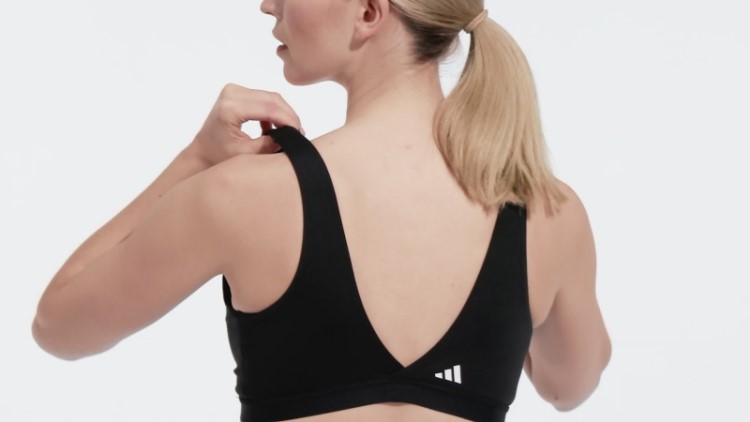 Sutiã De Amamentação Adidas Yoga Essentials Studio Light-support Preto
