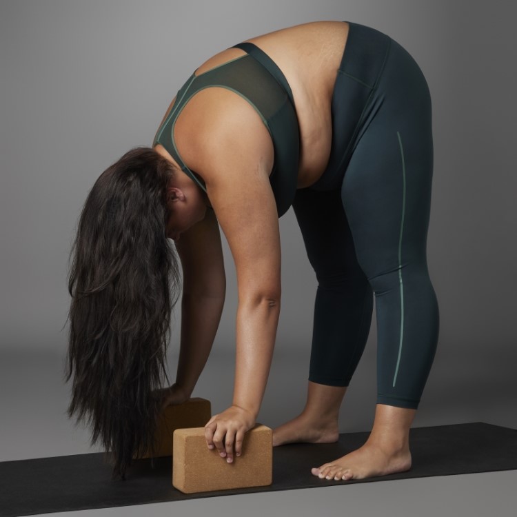 Legging Verde Adidas Authentic Balance Yoga 7/8 (tamanho Grande)