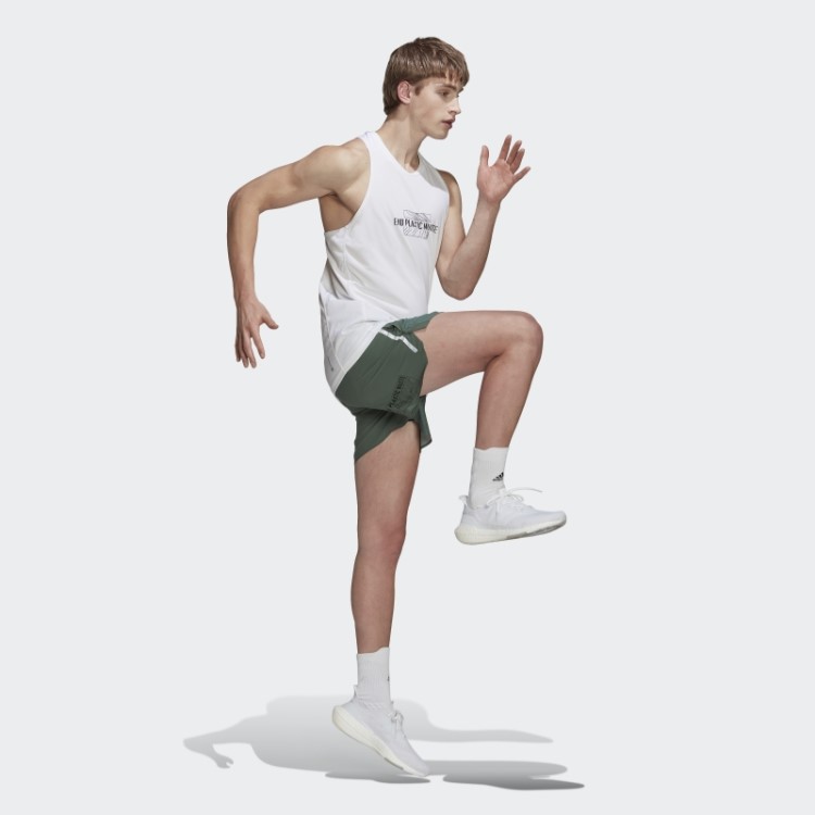 Adidas Own The Run End Plastic Waste Regata Aeroready Graphic Branco