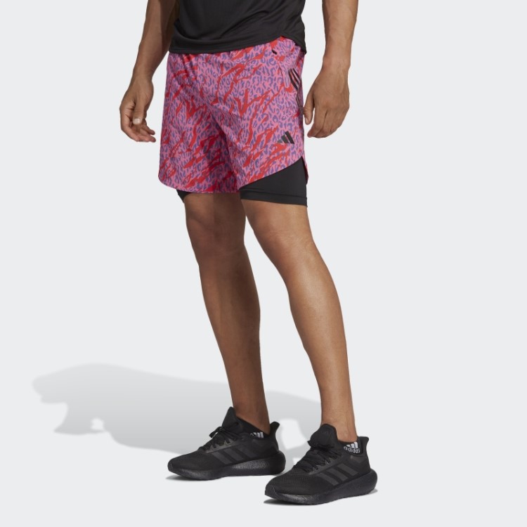Projetado Para Treinar Shorts Hiit Animal Print Curadoria De Cody Rigsby Adidas Multicolor