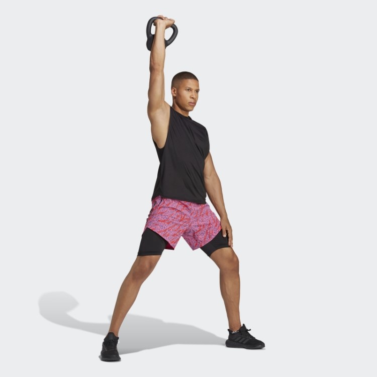 Projetado Para Treinar Shorts Hiit Animal Print Curadoria De Cody Rigsby Adidas Multicolor