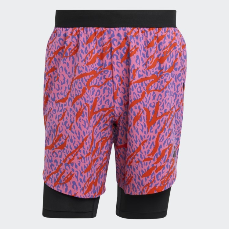 Projetado Para Treinar Shorts Hiit Animal Print Curadoria De Cody Rigsby Adidas Multicolor