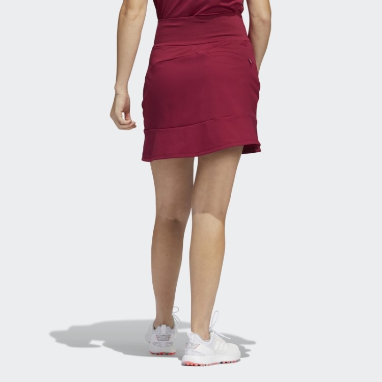 Skort Com Babados Bordô Adidas