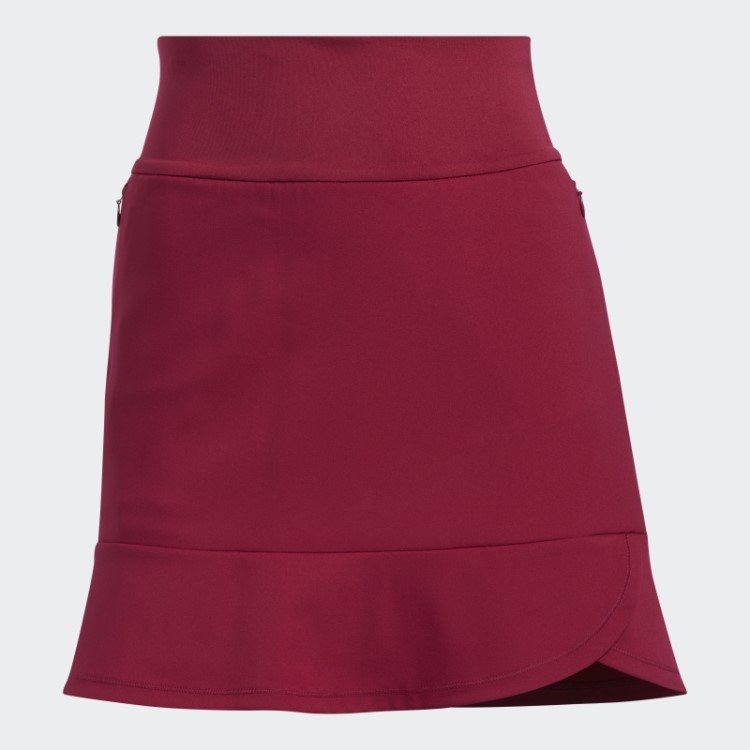 Skort Com Babados Bordô Adidas