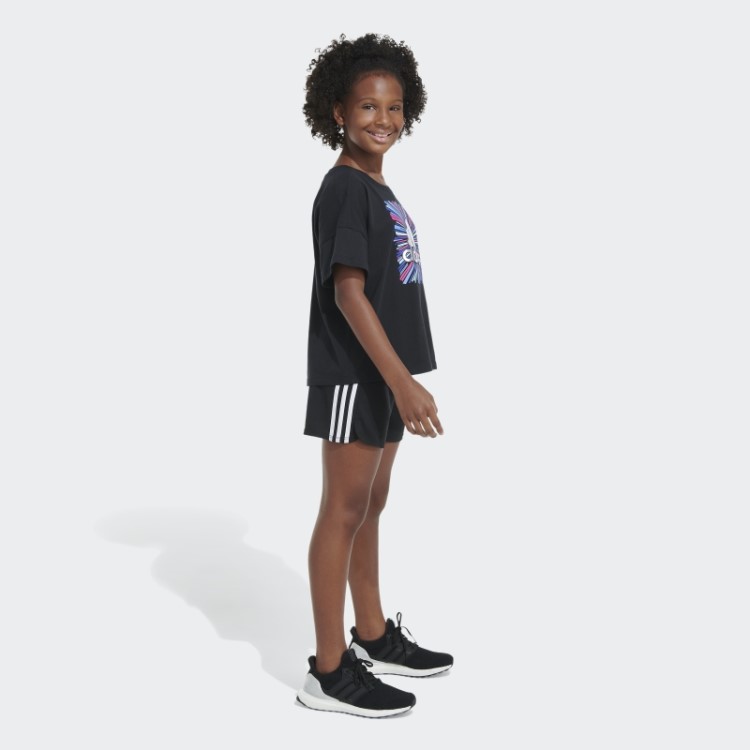 Camiseta Solta Adidas Box Preta