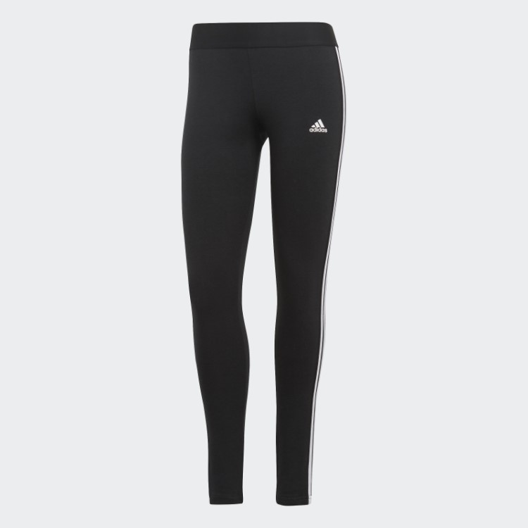 Legging Preta Adidas 3 Listras
