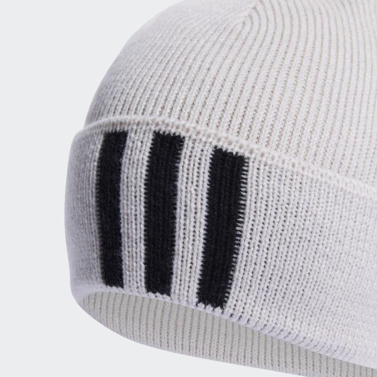 Gorro 3 Listras Adidas Alumínio