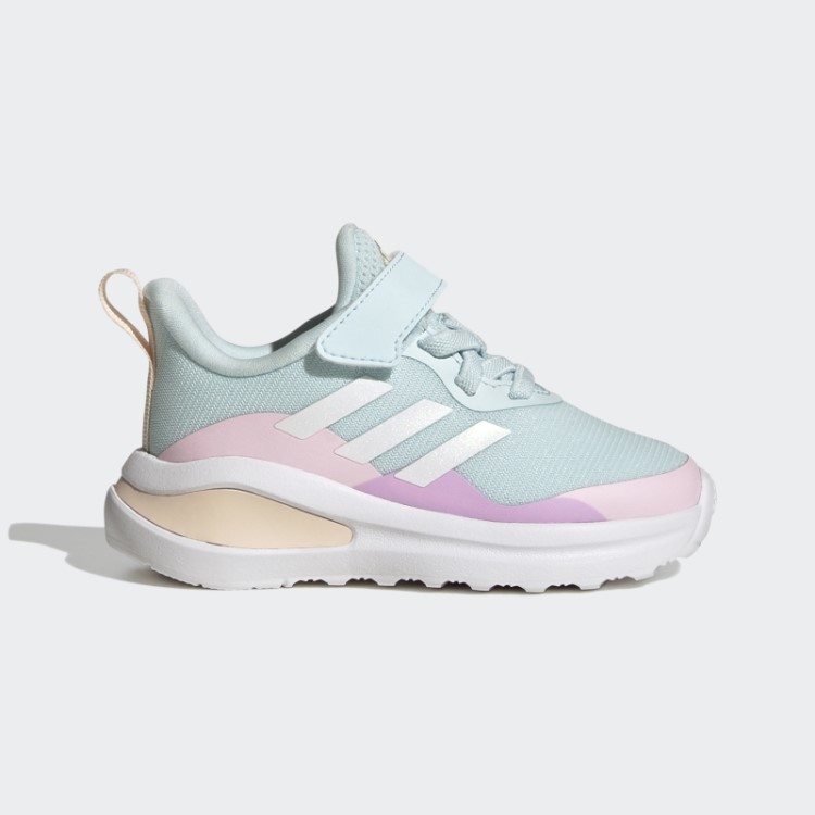 Sapatos Esportivos Fortarun Com Cadarço Elástico E Tira Superior Adidas Azul