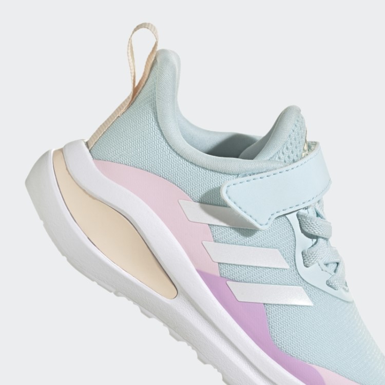 Sapatos Esportivos Fortarun Com Cadarço Elástico E Tira Superior Adidas Azul