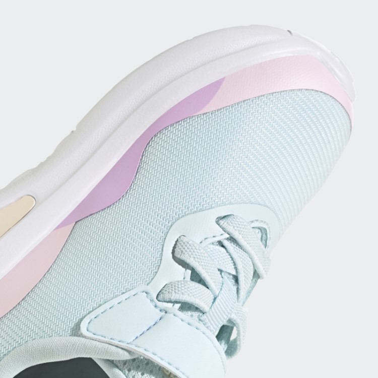 Sapatos Esportivos Fortarun Com Cadarço Elástico E Tira Superior Adidas Azul