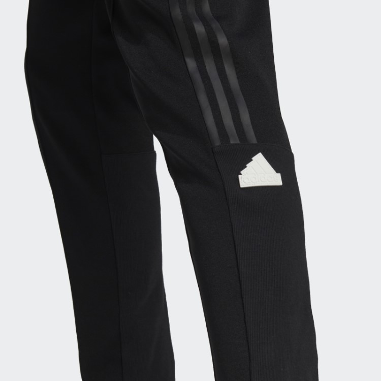 Calça Jogger Preta Com As Três Listras Adidas