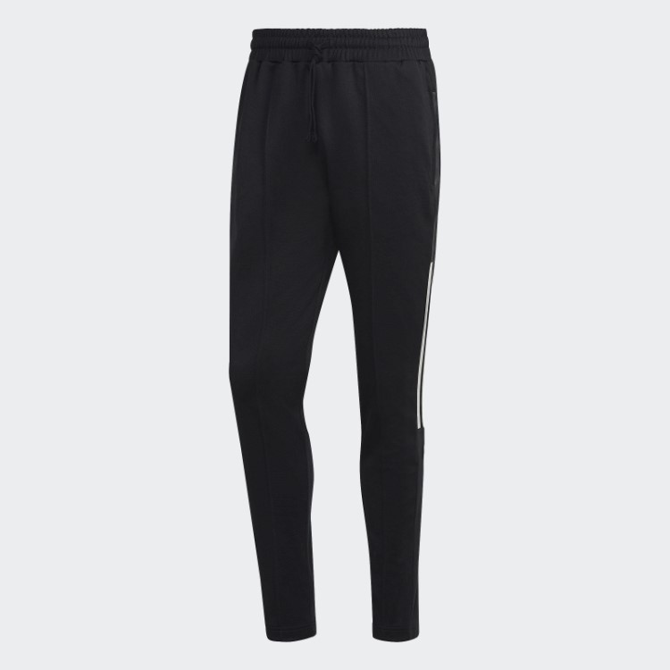 Calça Adidas 3 Listras Com Punho Preto