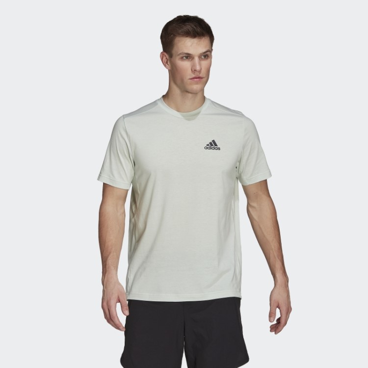 Camiseta Esportiva Verde Aeroready Projetada Para Se Mover Adidas