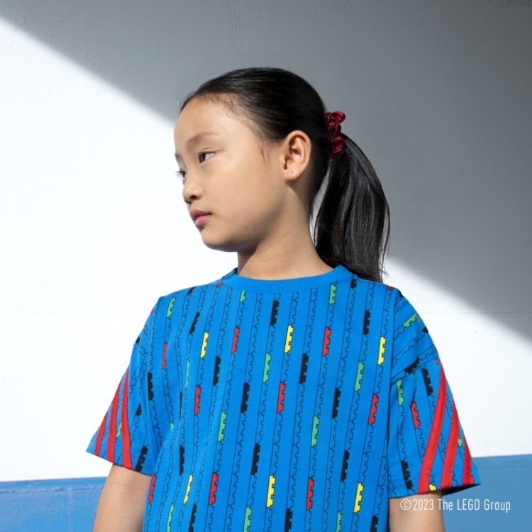 Camiseta Adidas X Classic Lego Azul Choque Quente
