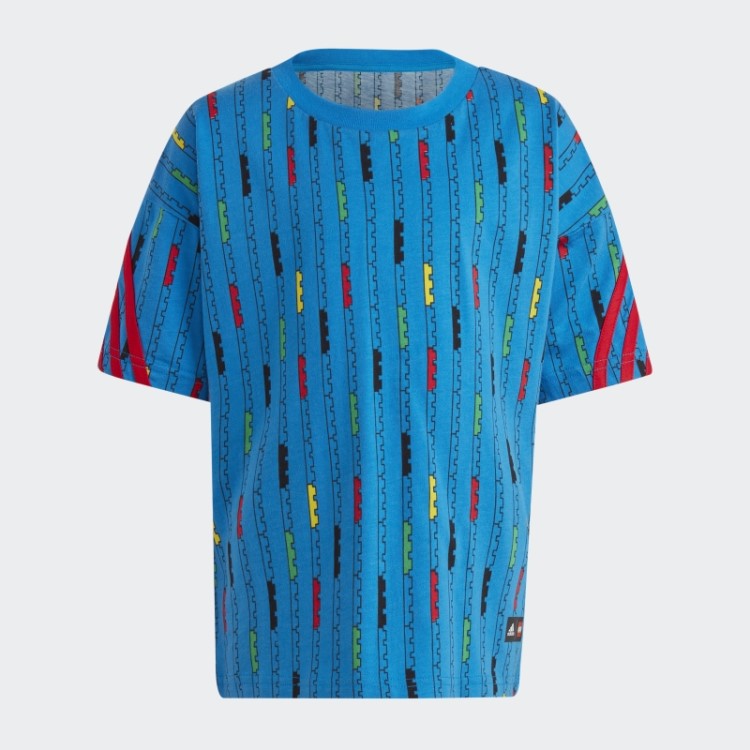 Camiseta Adidas X Classic Lego Azul Choque Quente