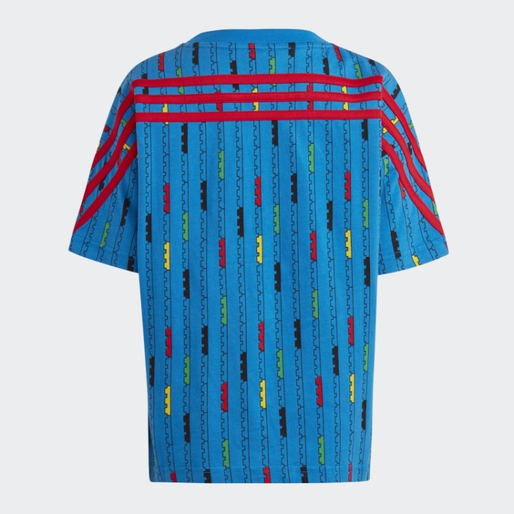 Camiseta Adidas X Classic Lego Azul Choque Quente