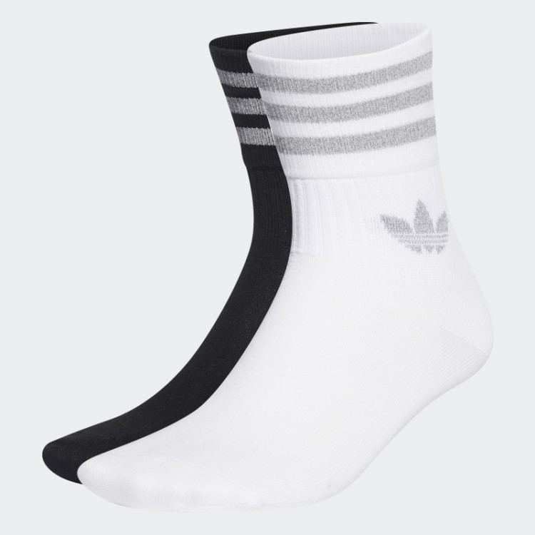 Meias De Tripulação Adicolor 2 Pares Adidas Preto