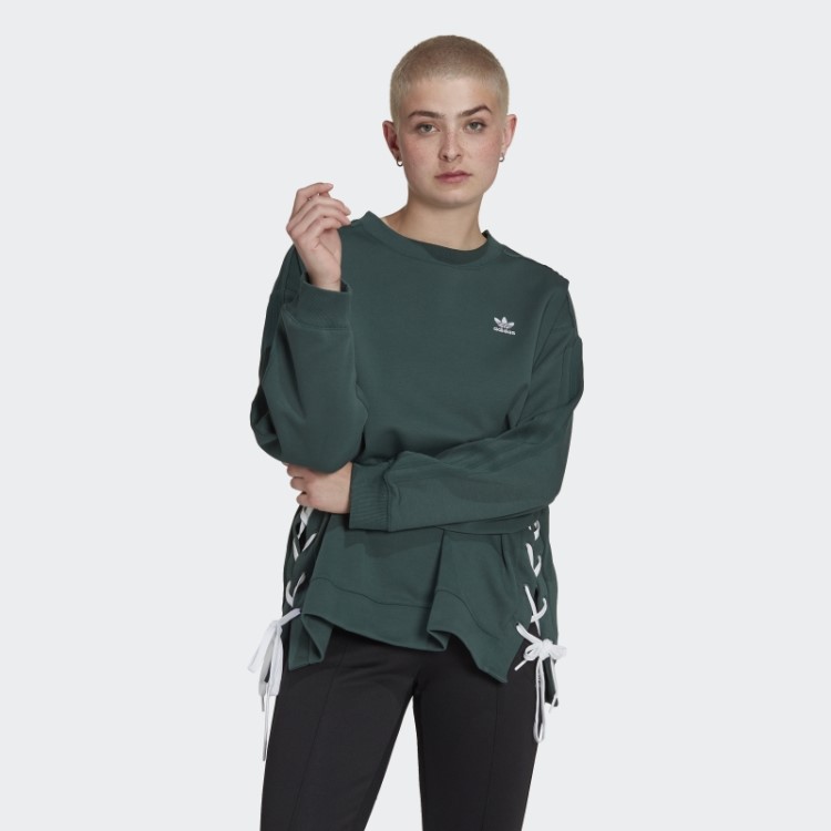 Moletom Verde Mineral Sempre Original Da Tripulação Adidas