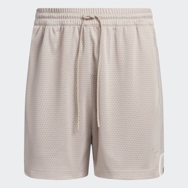 Shorts De Malha De Basquete Taupe Adidas