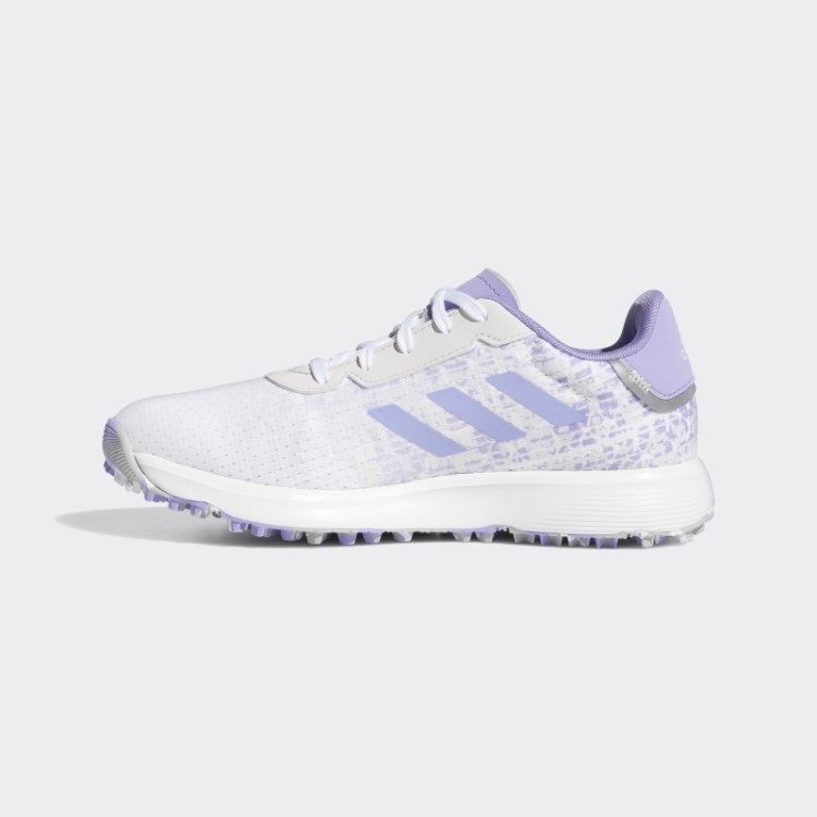 Elegante Tênis De Golfe Sem Pontas S2g Cinza Da Adidas Junior