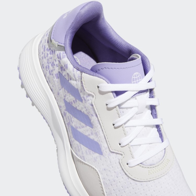Elegante Tênis De Golfe Sem Pontas S2g Cinza Da Adidas Junior