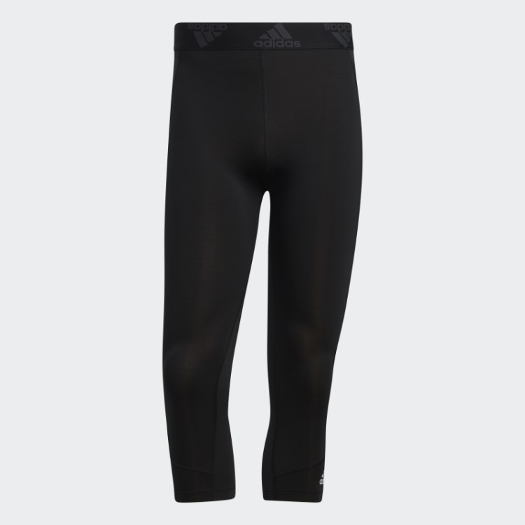 Meia-calça Techfit 3/4 Adidas Preta